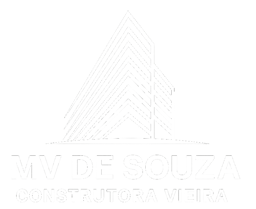 Logotipo da Construtora Vieira - M V de Souza
